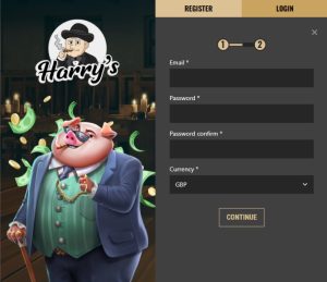 Harrys Casino Login.